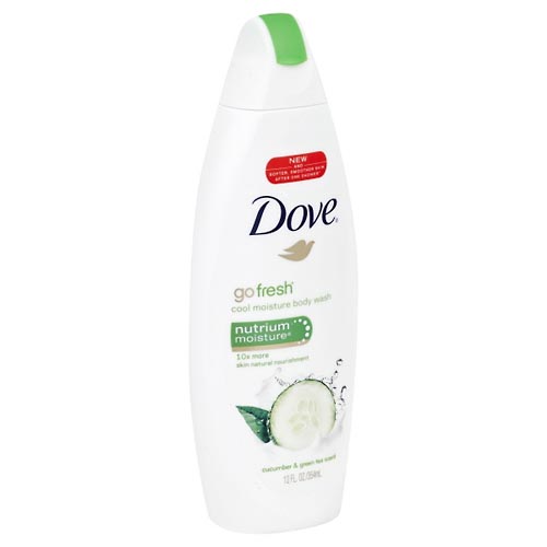 Image for Dove Body Wash, Cool Moisture, Cucumber & Green Tea Scent,12oz from AJ Pharmacy/Convenience Store