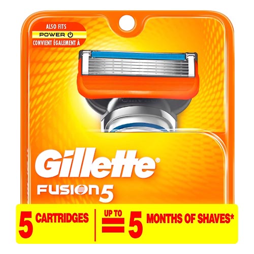 Image for Gillette Cartridges,5ea from AJ Pharmacy/Convenience Store
