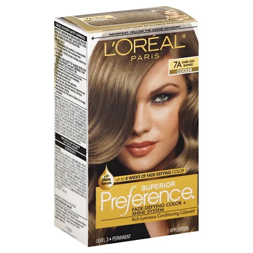 Image for Superior Preference Permanent Haircolor, Cooler, Dark Ash Blonde 7A,1ea from AJ Pharmacy/Convenience Store