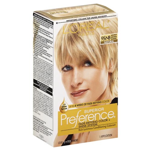 Image for Superior Preference Permanent Color, Lightest Natural Blonde 9-1/2 NB,1ea from AJ Pharmacy/Convenience Store