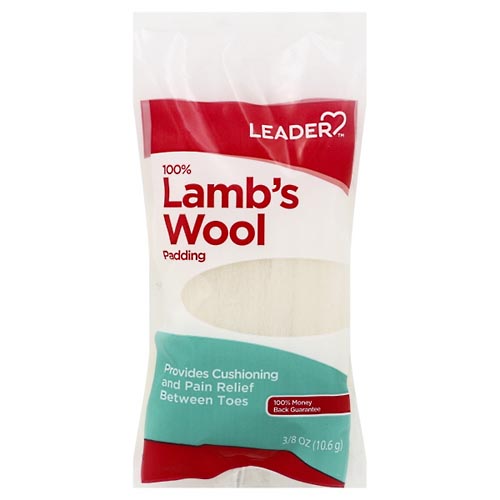Image for Leader Padding, 100% Lamb's Wool,0.37oz from AJ Pharmacy/Convenience Store