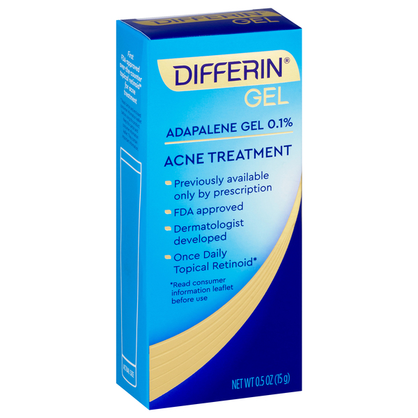Image for Differin Acne Treatment, Gel, 0.5oz from AJ Pharmacy/Convenience Store